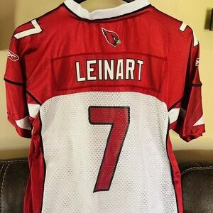 Matt Leinart Authentic Stitched Reebok Jersey Cardinals Size Youth Large